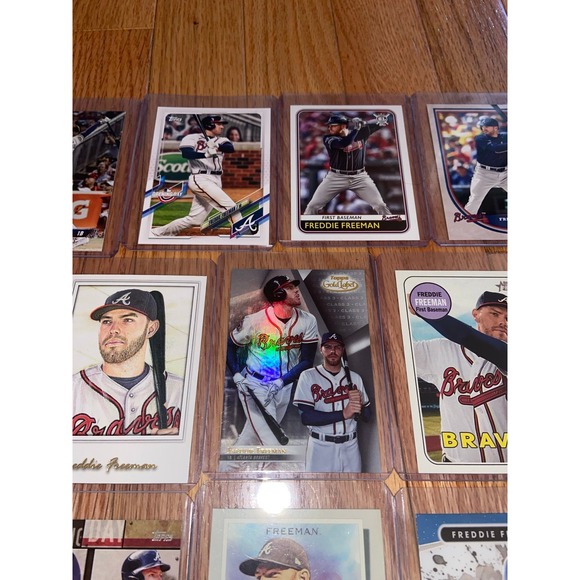 Freddie Freeman Baseball Card Bundle Lot x16 2017-2020‎ Atlanta Braves Dodgers - Picture 5 of 12